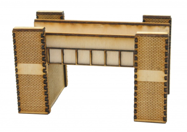 N-BR002 Single Track Rail Bridge N Gauge Model Laser Cut Kit